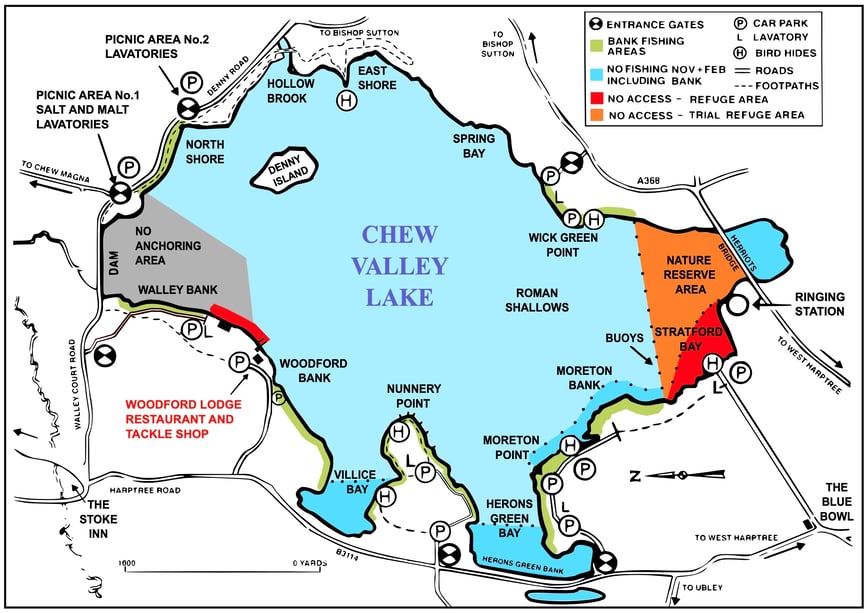 Chew Valley Lake Angler Map Image-1